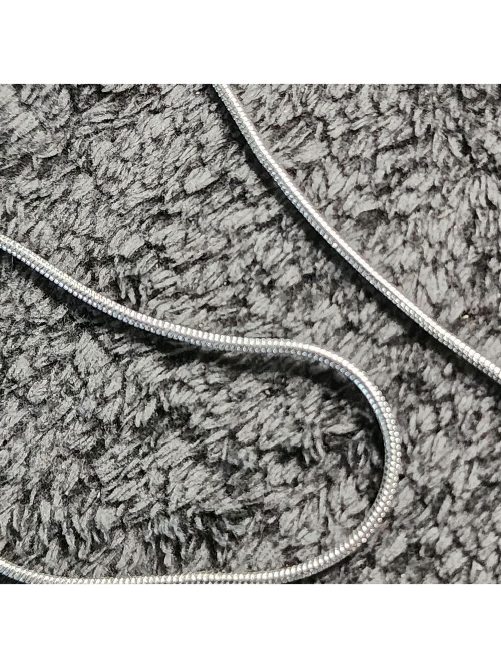 Sterling Silver Snake Chain Necklace 925 - Picture 4 of 5
